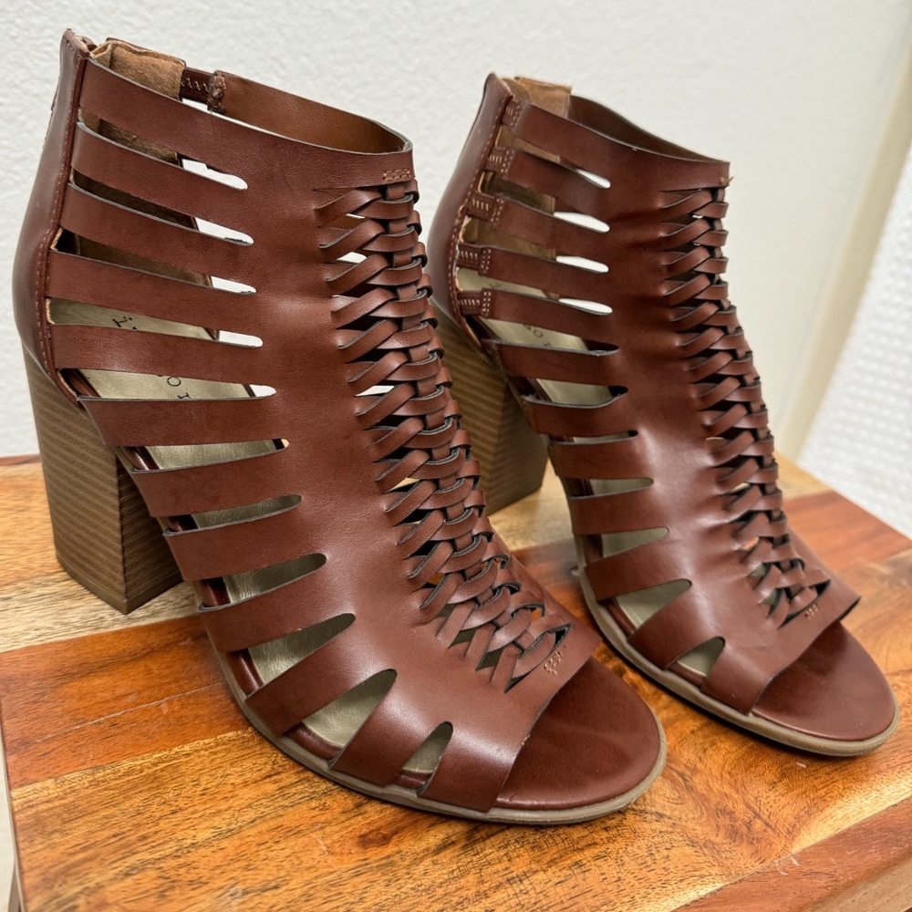 Brown booties